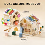 Tiny Land® Cottage Activity Cube - Morandi