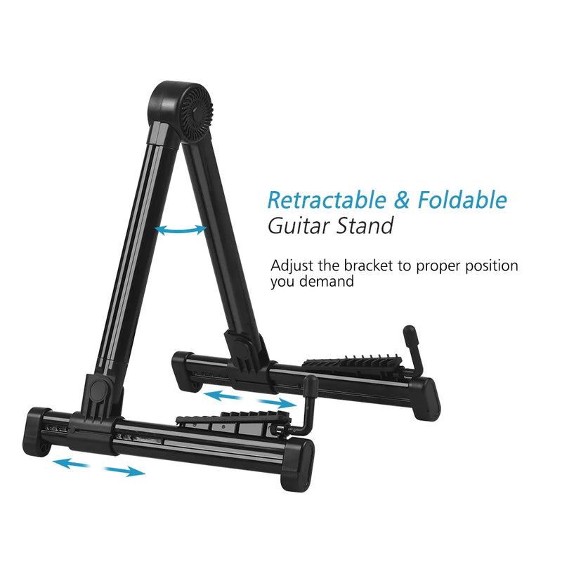 Universal Folding Guitar Stand for Electric, Acoustic & Bass