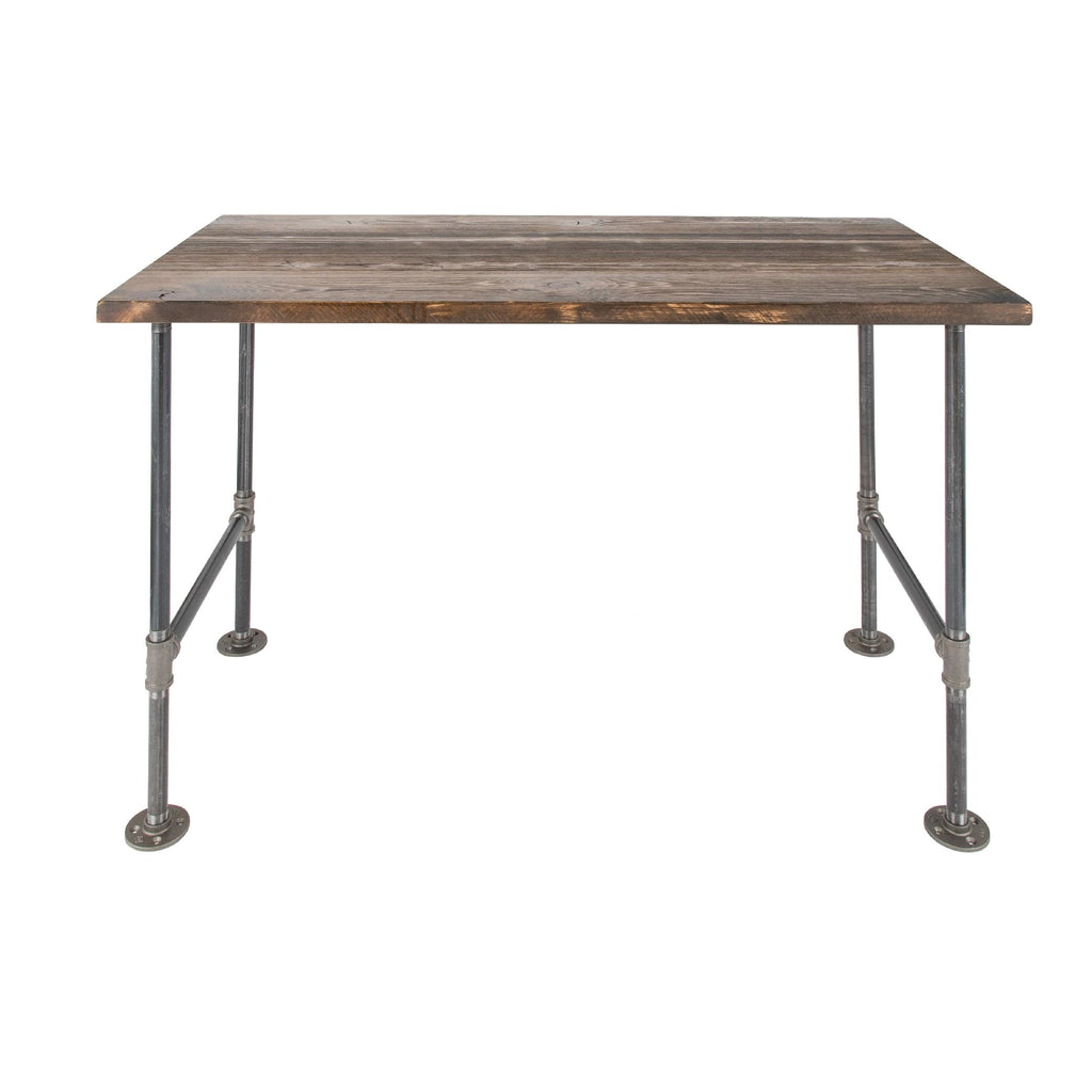 Pipe Decor RESTORE Trail Brown Solid Wood Office Desk