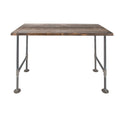 Pipe Decor RESTORE Trail Brown Solid Wood Office Desk