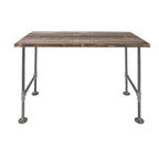 Pipe Decor RESTORE Trail Brown Solid Wood Office Desk