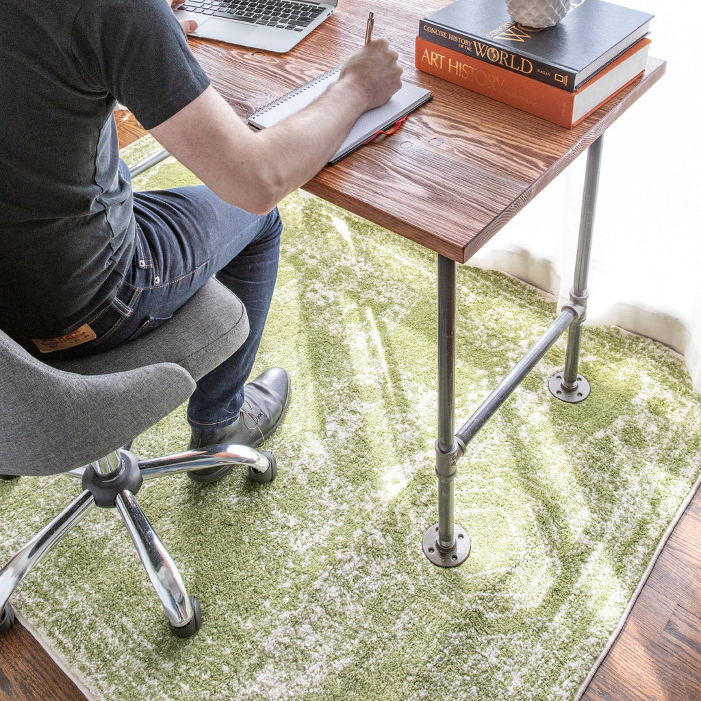 Pipe Decor RESTORE Sunset Cedar Solid Wood Office Desk