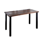 Pipe Decor Skyline Trail Brown Solid Wood Desk with 28 in. High-Rise Legs