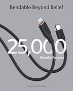 Anker 641 USB-C to Lightning Cable (Flow, 3 ft Silicone)