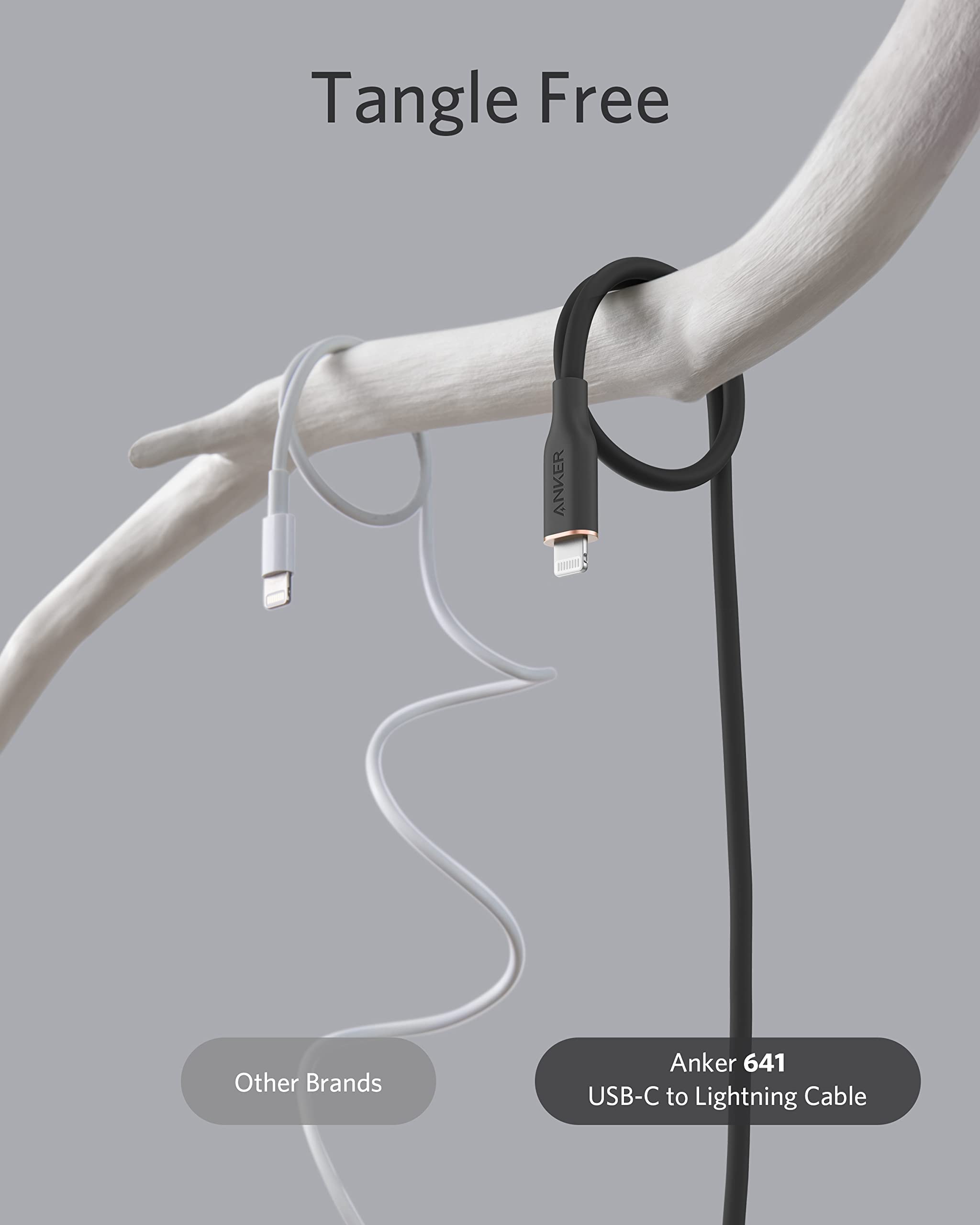 Anker 641 USB-C to Lightning Cable (Flow, Silicone)