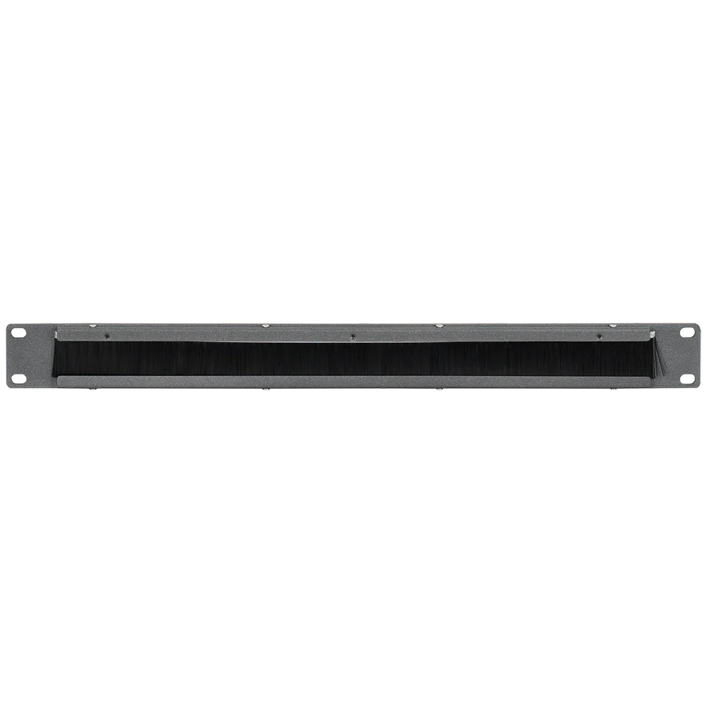 Elation Lighting NetPlate Brush; 1U Rackmount Brush Plate