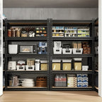 Drop2me Heavy Duty Metal Garage Shelving Rack 2000lbs 4/5/6-Tier Steel Shelf 60"/72"/84"