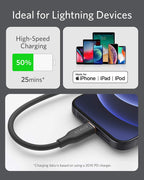 Anker 641 USB-C to Lightning Cable (Flow, 3 ft Silicone)