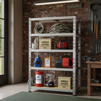 Drop2me Heavy Duty Metal Garage Shelving Rack 2000lbs 4/5/6-Tier Steel Shelf 60"/72"/84"