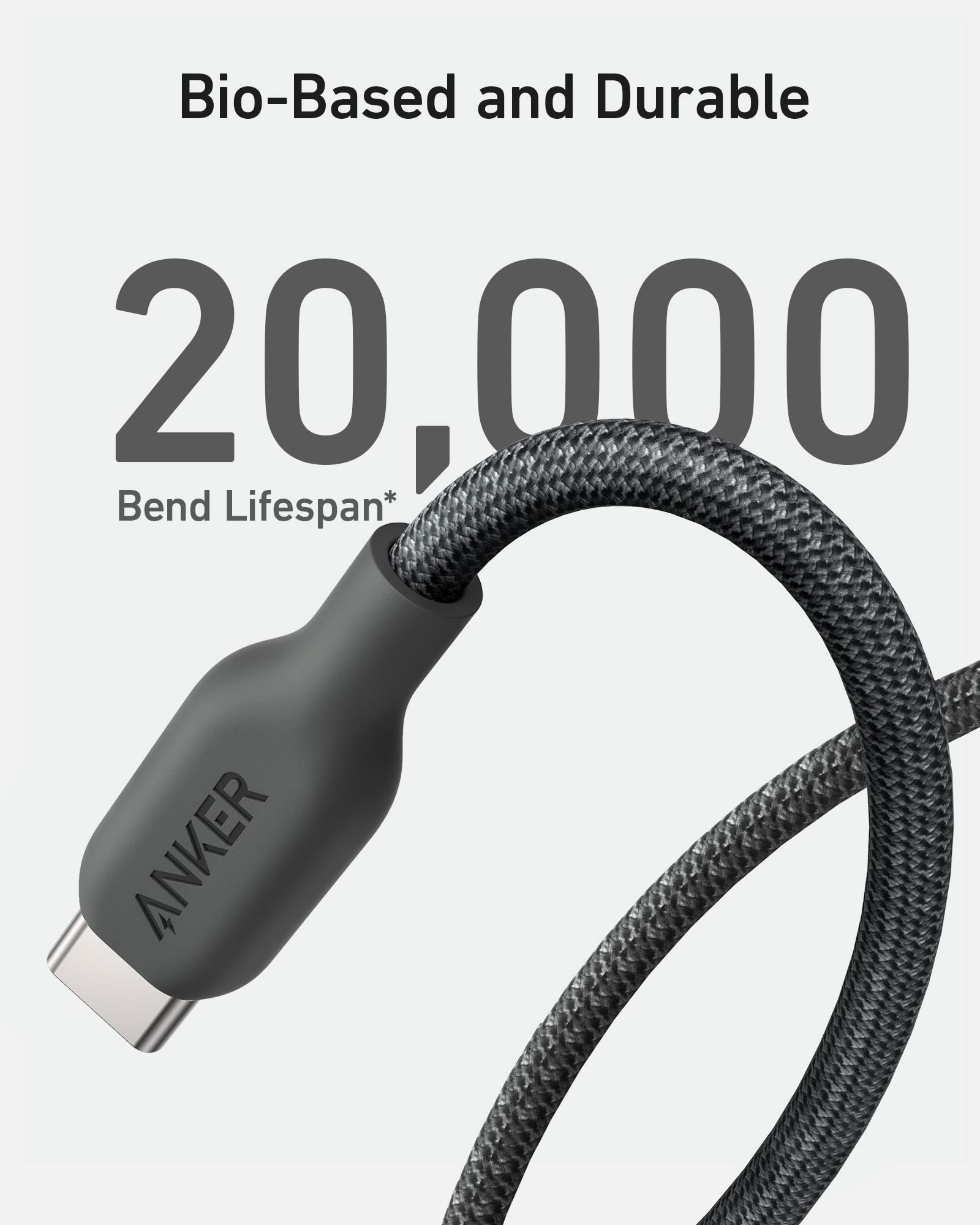 Anker 543 USB C to USB C Cable (240W, 10 ft)