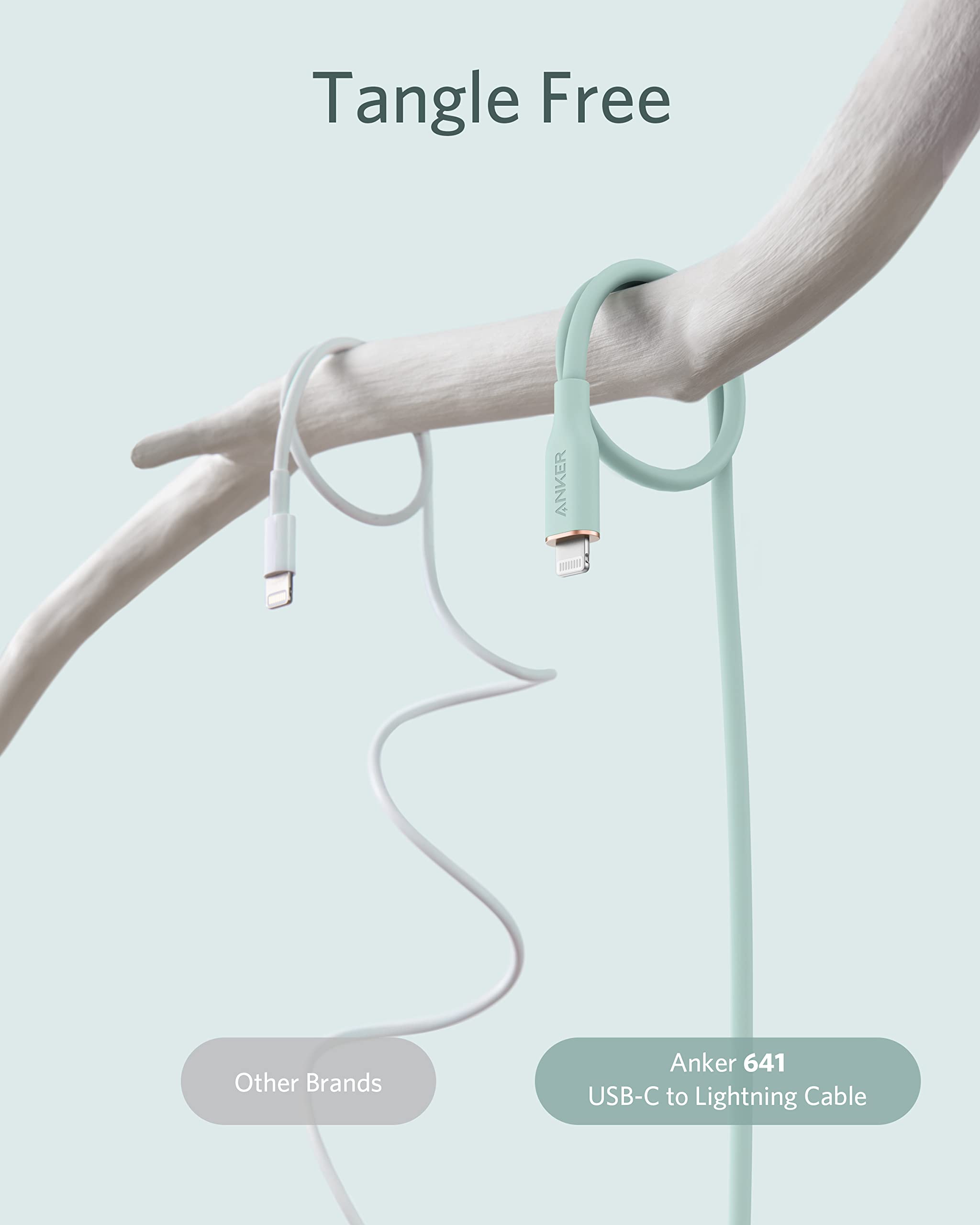 Anker 641 USB-C to Lightning Cable (Flow, Silicone)