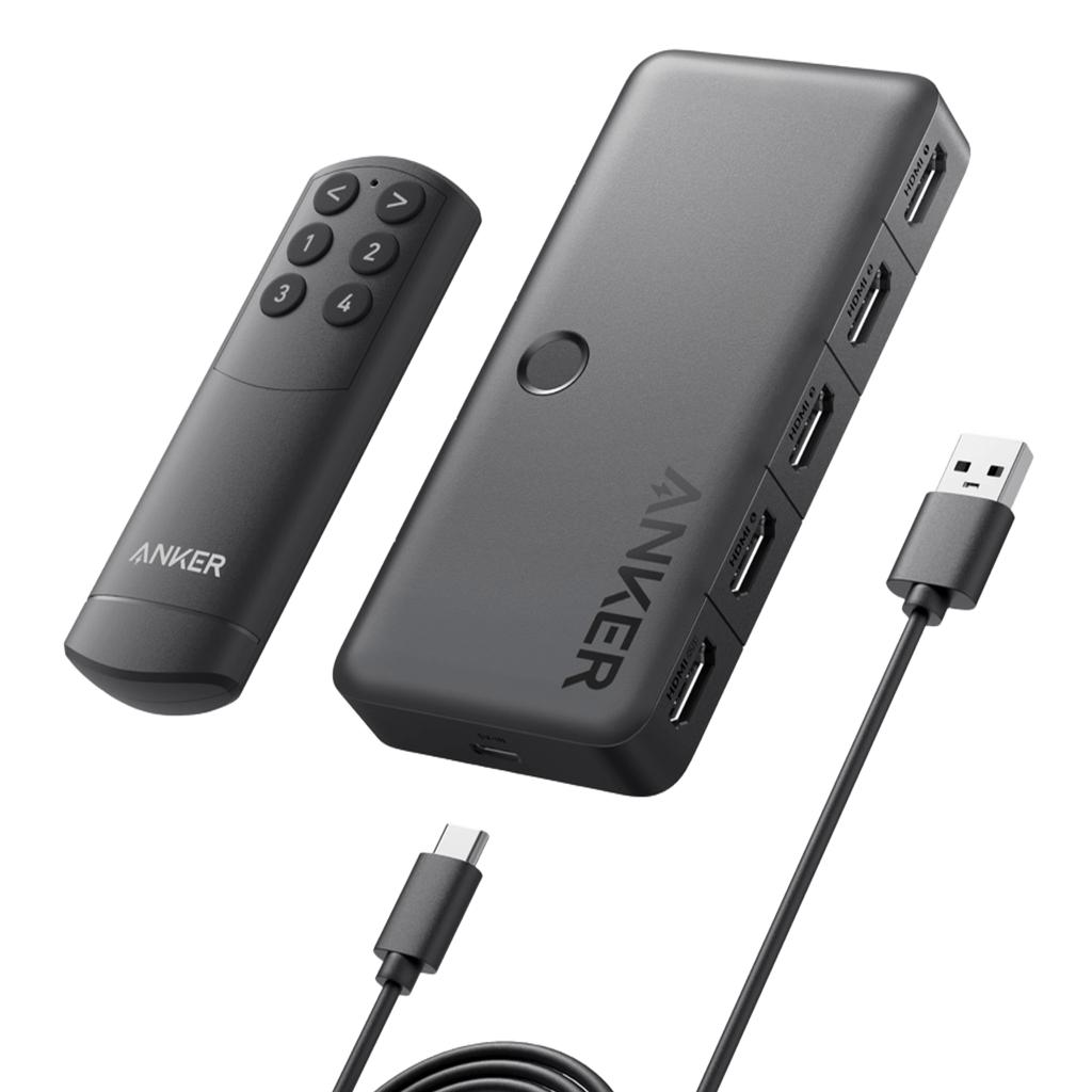 Anker HDMI Switch (4 in 1 Out, 4K HDMI)