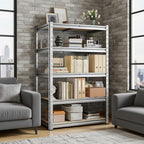 Drop2me Heavy Duty Metal Garage Shelving Rack 2000lbs 4/5/6-Tier Steel Shelf 60"/72"/84"