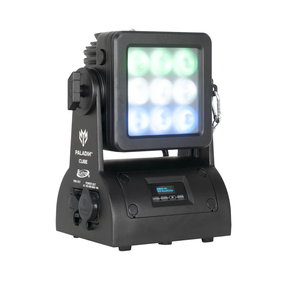Elation Lighting PALADIN Cube; IP65 135W RGBW Floodlight