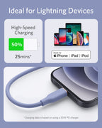 Anker 641 USB-C to Lightning Cable (Flow, 3 ft Silicone)