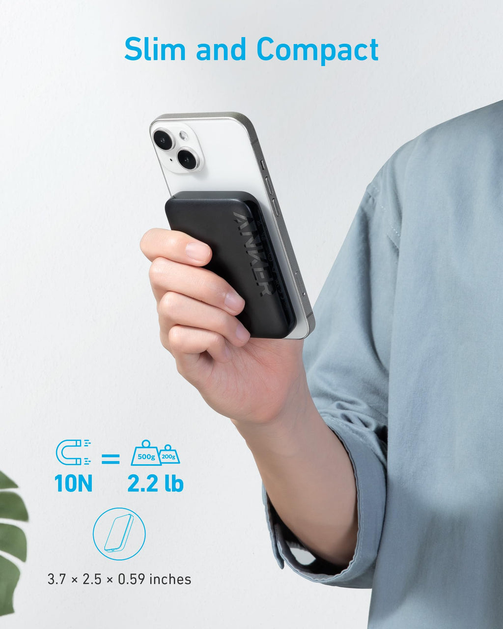 Anker 321 MagGo Battery (PowerCore Magnetic 5K)