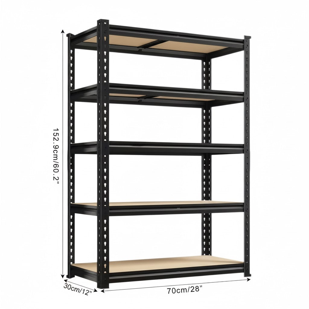 Drop2me Heavy Duty Metal Garage Shelving Rack 2000lbs 4/5/6-Tier Steel Shelf 60"/72"/84"