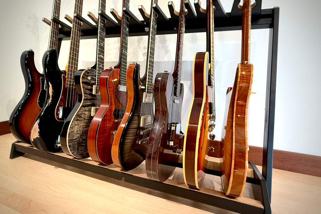 Acoustic Remedy Cases Traditional StringRack - Ash - Piano Black