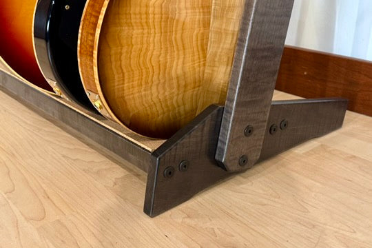 Acoustic Remedy Cases Grand StringRack - Flamed Maple - Charcoal