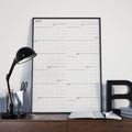 NeuYear Monday Monochrome Large Wall Calendar (27x39)