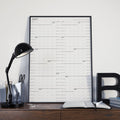 NeuYear Sunday Monochrome Large Wall Calendar (27x39)