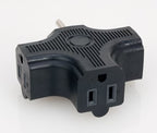 Elation EC3FER Black Edison 3-Outlet Tri-Tap Power Splitter