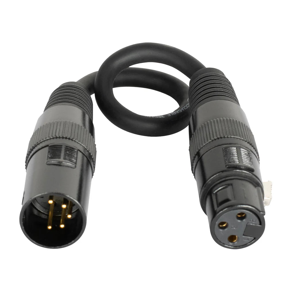 Elation AC5PM3PFM 5-pin male XLR to 3-pin female XLR DMX cable.