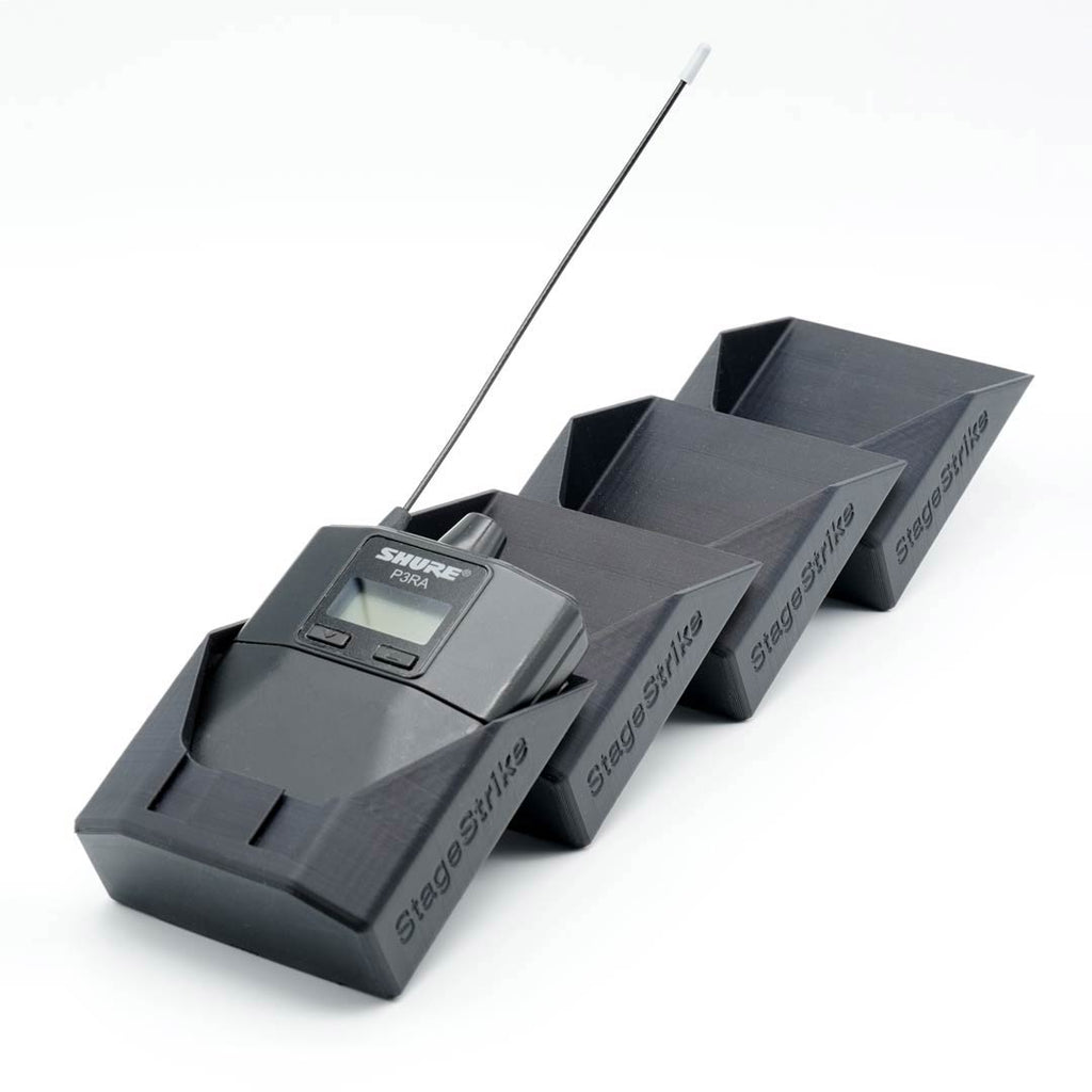 StageStrike packHolder(4) - 4 Wireless Bodypack Transmitter Organizers