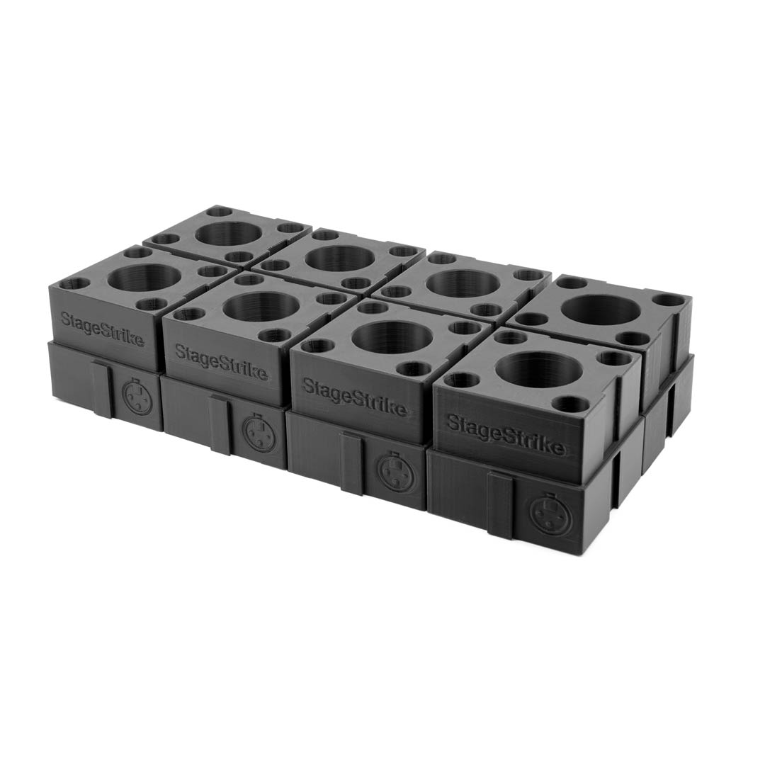 StageStrike miQb(8) - 8 Wireless Handheld Microphone Organizers