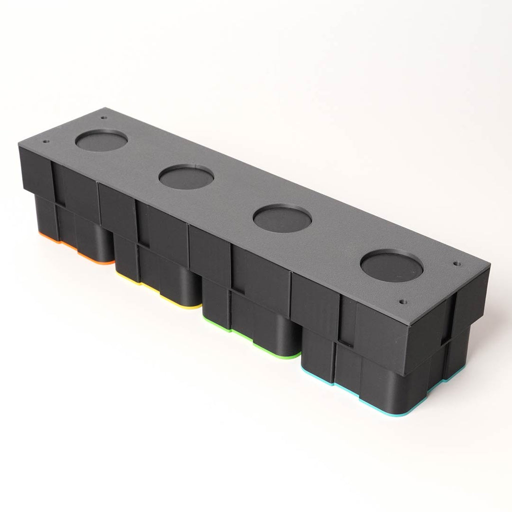StageStrike qbTray  - Transport 4 Mic-Loaded miQbs Securely