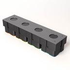 StageStrike qbTray  - Transport 4 Mic-Loaded miQbs Securely