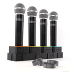StageStrike micRing(8) numbered - 8 Numbered ID Wireless Mic Rings
