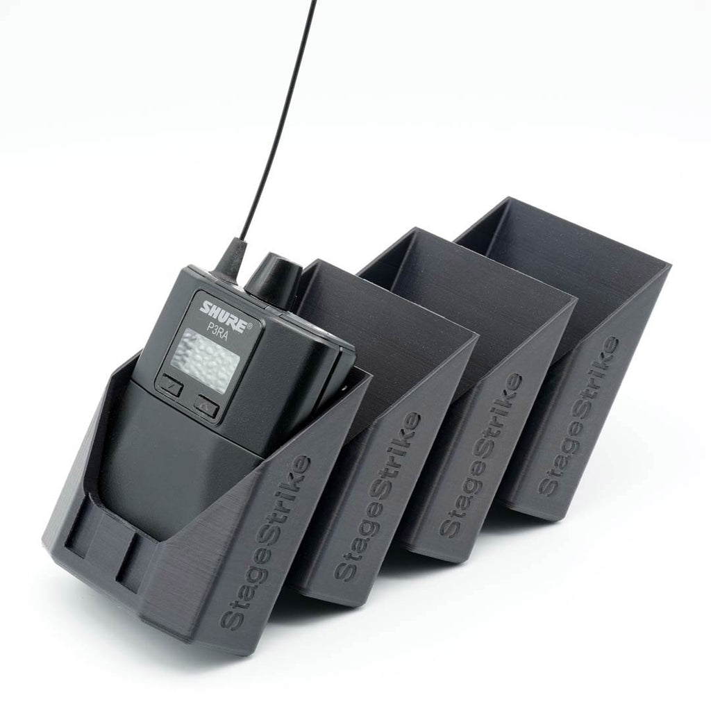 StageStrike packHolder(4) - 4 Wireless Bodypack Transmitter Organizers