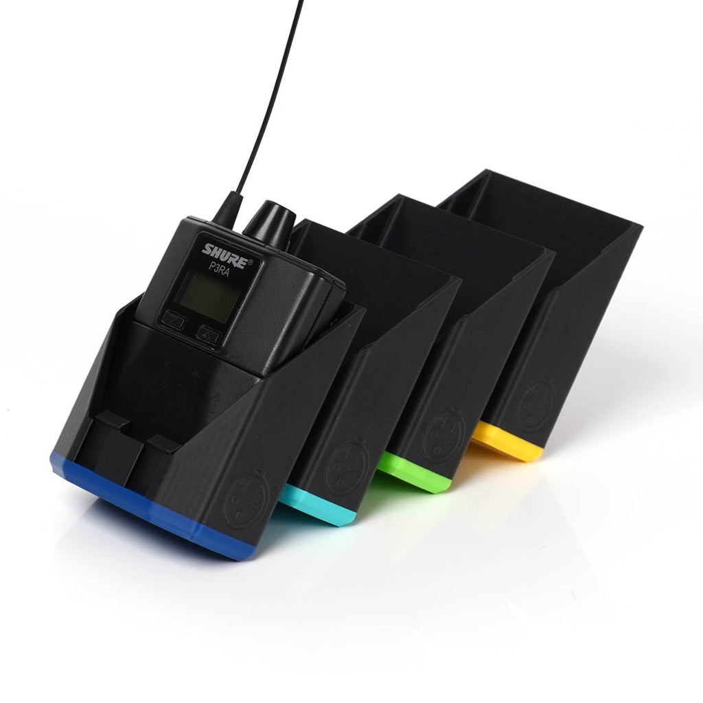 StageStrike packHolder(4) - 4 Wireless Bodypack Transmitter Organizers