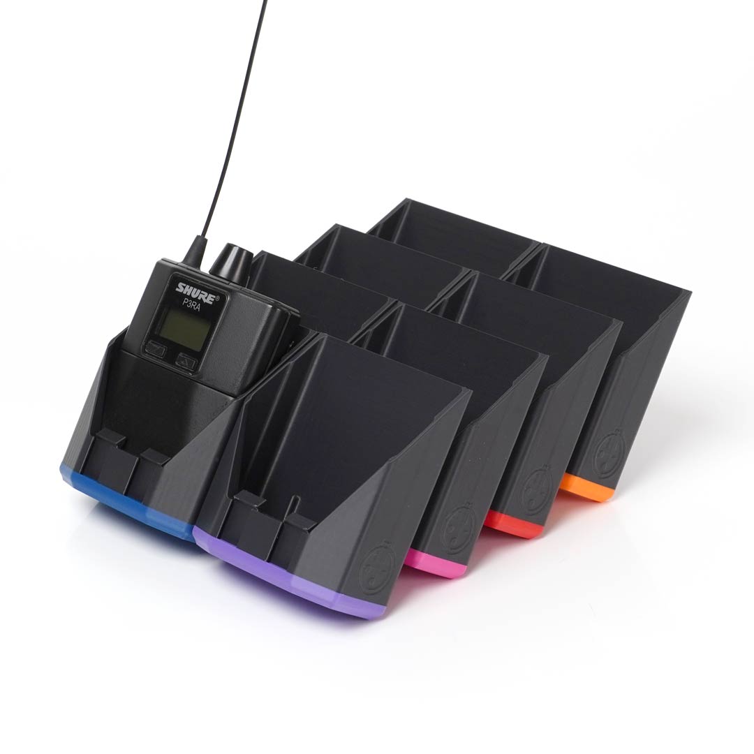 StageStrike packHolder(8) - 8 Wireless Bodypack Transmitter Organizers